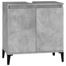 vidaXL betonszürke színű szerelt fa mosdószekrény 58x33x60 cm (821264) fürdőszoba bútor