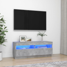 vidaXL betonszürke TV-szekrény LED-lámpákkal 100 x 35 x 40 cm bútor