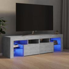 vidaXL betonszürke TV-szekrény LED-lámpákkal 140 x 35 x 40 cm bútor