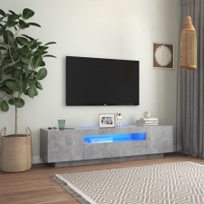 vidaXL betonszürke TV-szekrény LED-lámpákkal 160 x 35 x 40 cm bútor