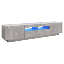 vidaXL betonszürke TV-szekrény LED-lámpákkal 180 x 35 x 40 cm (3081901) bútor