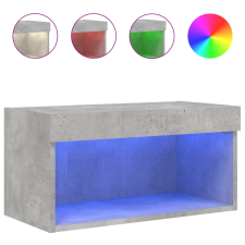 vidaXL betonszürke TV-szekrény LED-világítással 60 x 30 x 30 cm (837133) bútor