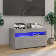 vidaXL betonszürke TV-szekrény LED-világítással 75 x 35 x 40 cm bútor