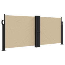 vidaXL bézs behúzható oldalsó napellenző 100 x 600 cm kerti bútor