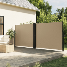 vidaXL bézs behúzható oldalsó napellenző 160 x 1200 cm kerti bútor