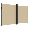 vidaXL bézs behúzható oldalsó napellenző 200 x 600 cm