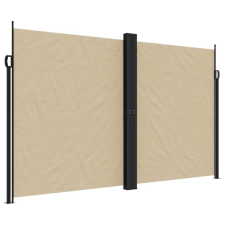 vidaXL bézs behúzható oldalsó napellenző 200 x 600 cm kerti bútor