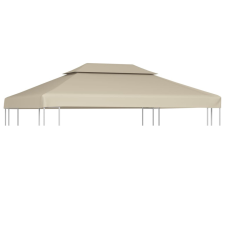 vidaXL Bézs csere pavilon ponyvatető 310 g / m², 3 x 4 m barkácsgép tartozék