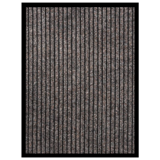 vidaXL bézs csíkos lábtörlő 40 x 60 cm lakástextília