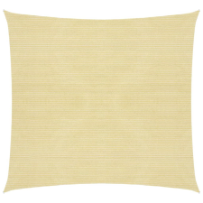 vidaXL bézs HDPE napvitorla 160 g/m² 7 x 7 m kerti bútor