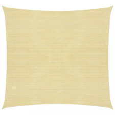vidaXL Bézs HDPE napvitorla 160 g/m² 7 x 7 m kerti bútor