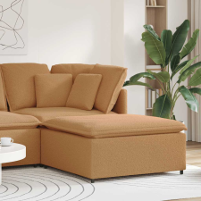 vidaXL bézs moduláris kanapé lábzsámoly modul 100x100x48 cm bútor