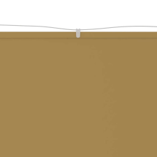 vidaXL bézs oxford szövet függőleges napellenző 60 x 600 cm (148251) kerti bútor