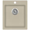 vidaXL bézsszínű, egymedencés gránit mosogatótálca
