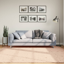 vidaXL blush színű rövid szálú puha és mosható szőnyeg 200x200 cm lakástextília
