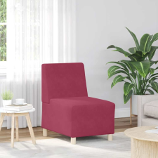 vidaXL bordó bársony kanapéfotel 55 cm bútor
