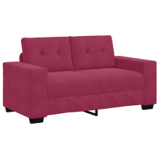 vidaXL bordó bársony loveseat kanapé 120 cm (4105114) bútor