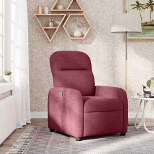 vidaXL bordó dönthető szövet fotel bútor