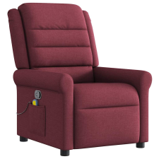 vidaXL bordó dönthető szövet masszázsfotel (4015649) masszázsfotel