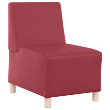 vidaXL bordó műbőr kanapéfotel 55 cm (4108491) bútor