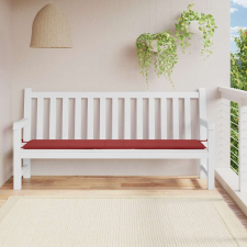 vidaXL bordó oxford szövet kerti padpárna 200x50x4 cm kerti bútor