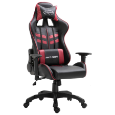 vidaXL bordó PU gamer szék forgószék