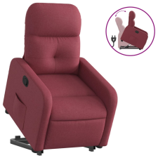 vidaXL bordó szövet felállást segítő dönthető fotel (3206798) bútor