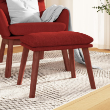 vidaXL bordó szövet lábzsámoly 45 x 29,5 x 39 cm bútor