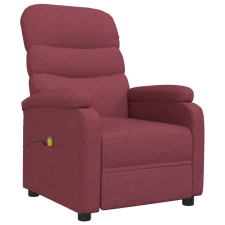 vidaXL bordó szövet masszázsfotel (321229) masszázsfotel