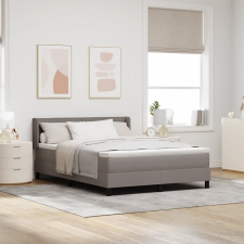 vidaXL Box Spring Ágy Matrac Taupe 140x190 cm Szövet ágy és ágykellék