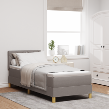 vidaXL Box Spring Ágy Matraccal Barna 80x200 cm Szövet ágy és ágykellék