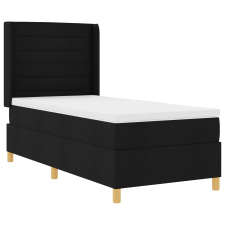 vidaXL Box Spring ágy matraccal - Fekete, 80x200 cm, Szövet (3341737) ágy és ágykellék