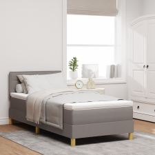 vidaXL Box Spring Ágy matraccal Topszínű 80x200 cm Szövet ágy és ágykellék