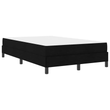 vidaXL Boxrugós ágy Egyéb Fekete 120 x 200 cm szövet (3398481) ágy és ágykellék