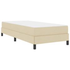 vidaXL Boxrugós ágy Egyéb Krém 90 x 200 cm szövet (3398463) ágy és ágykellék