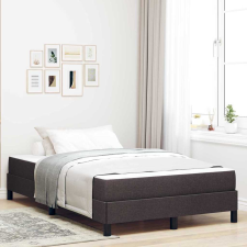vidaXL Boxrugós ágy Egyéb sötétbarna 120 x 190 cm szövet ágy és ágykellék