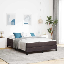 vidaXL Boxrugós ágy Egyéb sötétbarna 160 x 200 cm szövet ágy és ágykellék