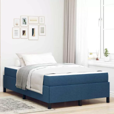  vidaXL Boxrugós ágy Kék 120 x 190 cm szövet ágy és ágykellék
