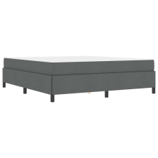 vidaXL Boxrugós ágy Sötétszürke, Fekete 180 x 200 cm (3398879) ágy és ágykellék