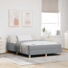 vidaXL Boxrugós ágy Taupe, Barna 140 x 200 cm Szövet, Mérnöki Fa