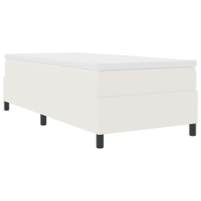 vidaXL Boxspring Ágy Krém Egyszemélyes Corduroy Szövet (3337384) ágy és ágykellék