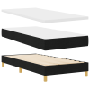 vidaXL Boxspring Ágy Matrac Alatt - Fekete - 90x200 cm Szövet (3340194)