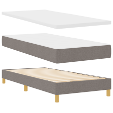 vidaXL Boxspring Ágy Matrac Készlettel Barna - 80x200 cm (3340182) ágy és ágykellék