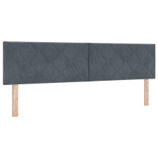vidaXL Boxspring Ágy Matrac Kószálva Szürke 180x200 cm Bársony (3340455) ágy és ágykellék