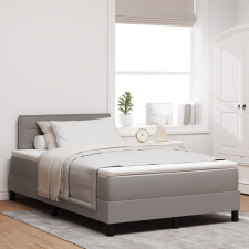 vidaXL Boxspring Ágy Mattal és LED-del Bézs 120x200 cm Szövet ágy és ágykellék
