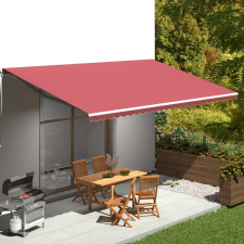 vidaXL burgundi vörös csere napellenző ponyva 6 x 3 m kerti bútor