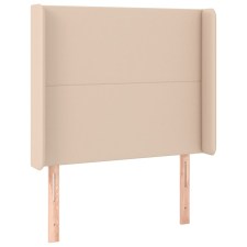 vidaXL cappuccino műbőr fejtámla szárnyakkal 103x16x118/128 cm (3119389) ágy és ágykellék