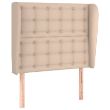 vidaXL cappuccino műbőr fejtámla szárnyakkal 103x23x118/128 cm (3118045) ágy és ágykellék