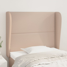 vidaXL cappuccino műbőr fejtámla szárnyakkal 93x23x118/128 cm ágy és ágykellék