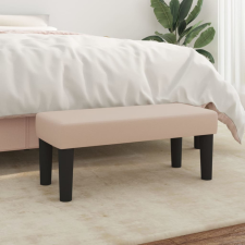 vidaXL cappuccino műbőr pad 70 x 30 x 30 cm bútor